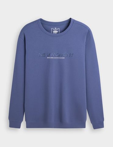 Áo nỉ cổ tròn nam MAN009W4