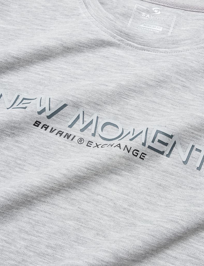 Áo nỉ cổ tròn nam MAN009W4