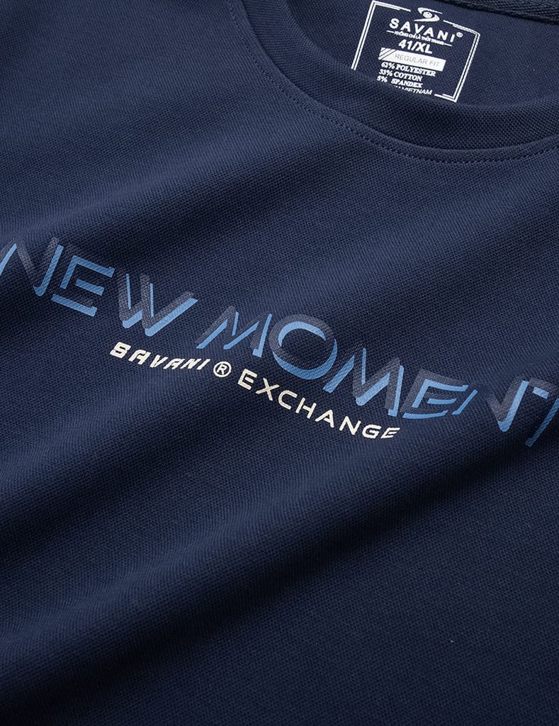 Áo nỉ cổ tròn nam MAN009W4