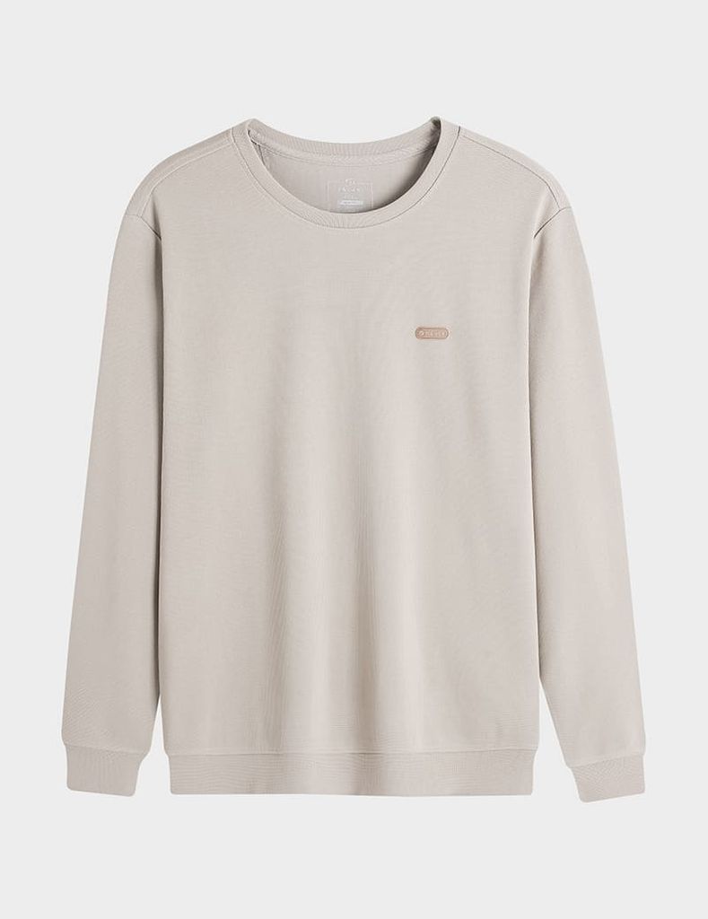 Áo nỉ cổ tròn nam MAN013W4