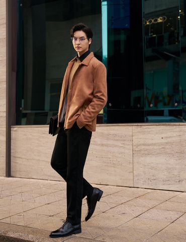 Áo Khoác Da Lộn Nam MJD003W3