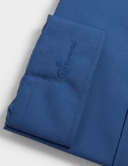 Áo sơ mi dài tay tà lượn không túi MLS225K3