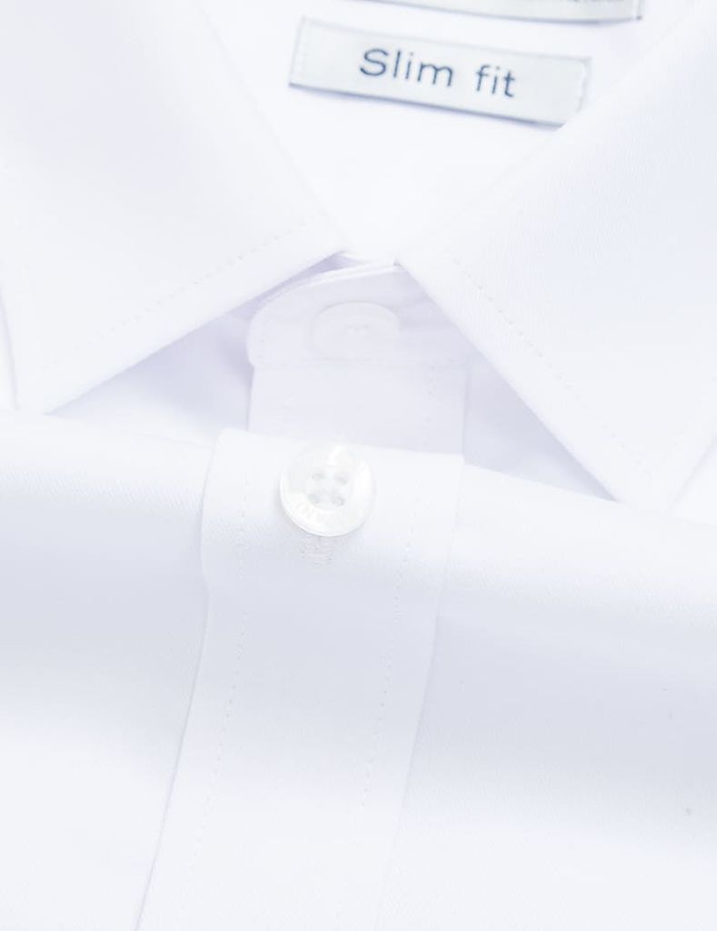 Sơ mi dài tay tà lượn không túi nam MLS338K4