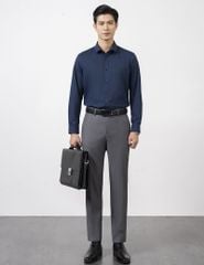 Sơ mi dài tay tà lượn không túi-MLS406K4