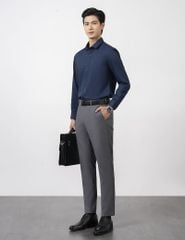 Sơ mi dài tay tà lượn không túi-MLS406K4