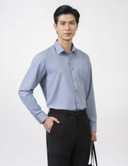 Sơ mi dài tay tà lượn có túi nam MLS426K4