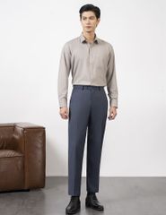 Sơ mi dài tay tà lượn có túi nam MLS427K4