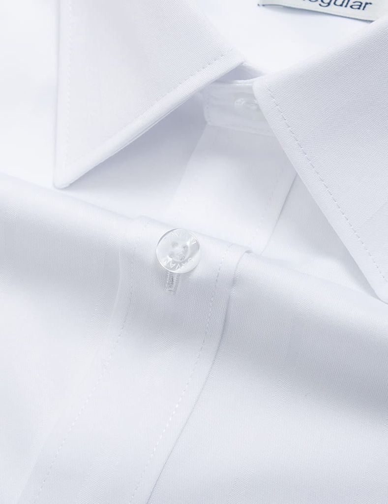 Sơ mi dài tay tà lượn có túi nam MLS444K4