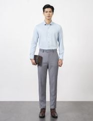 Áo sơ mi dài tay tà lượn không túi nam MLS445K4