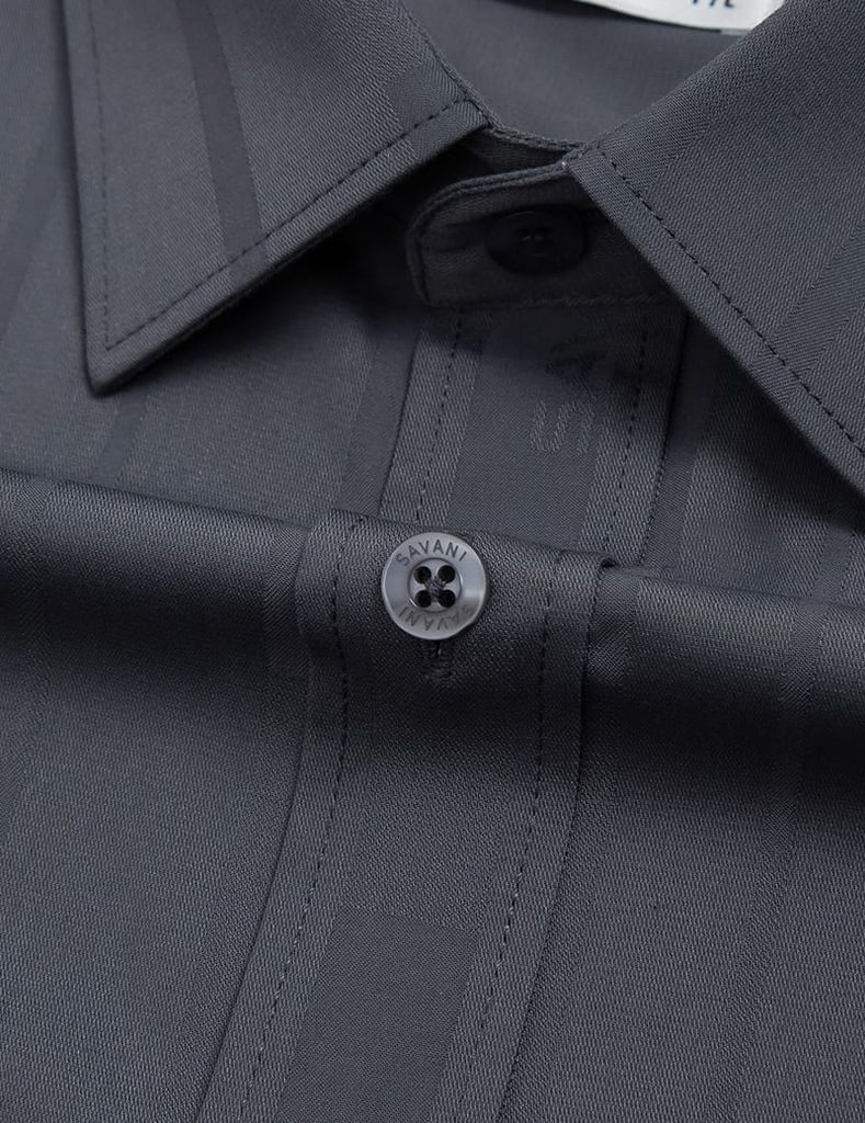 Áo sơ mi dài tay tà lượn có túi nam MLS446K4