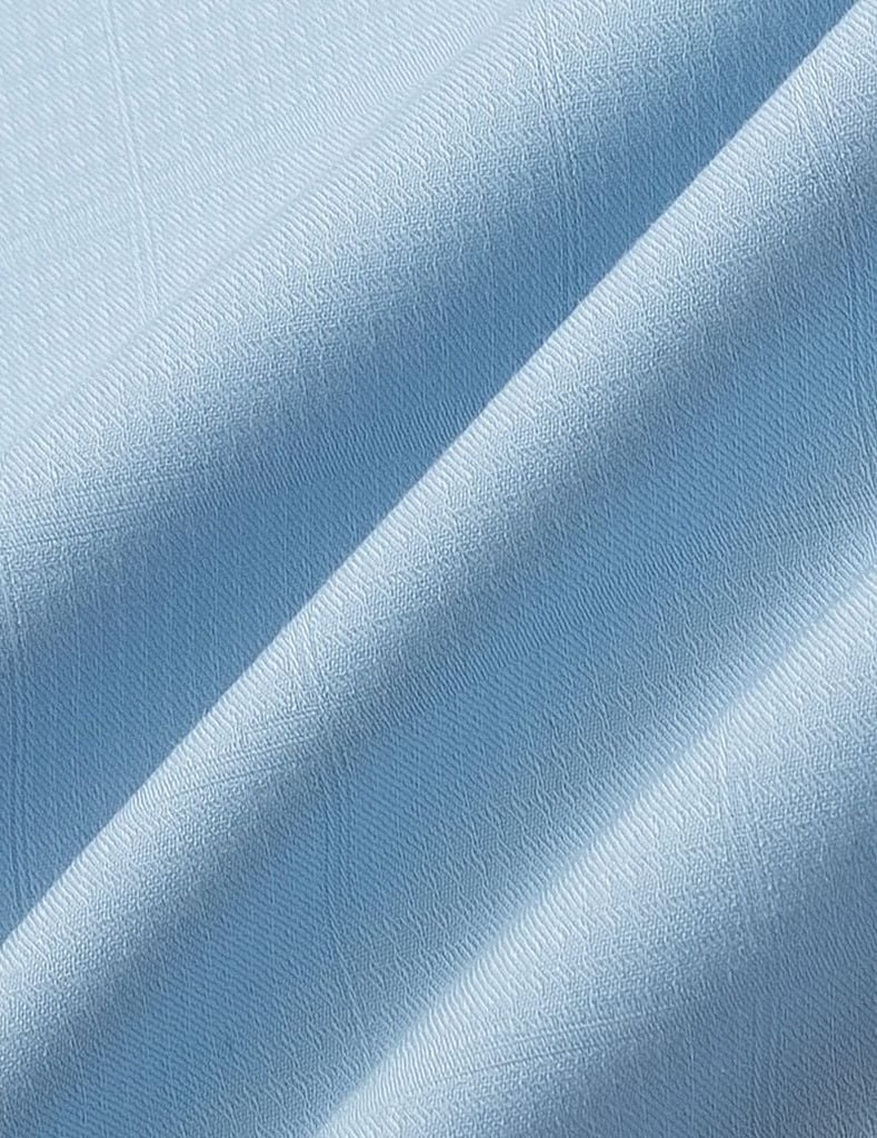 Áo sơ mi nam dài tay tà lượn có túi họa tiết kẻ jacquard