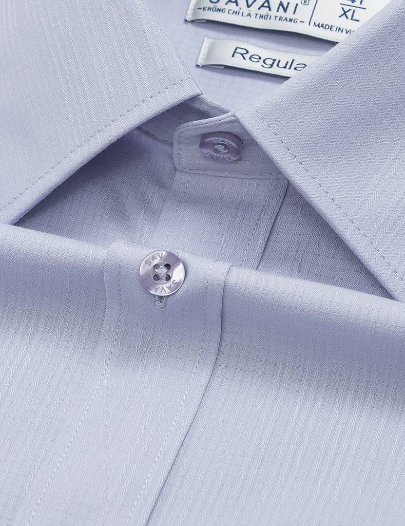 Áo sơ mi nam dài tay tà bằng có túi ngực tiện dụng