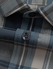 Áo sơ mi nam dài tay smart fit tà lượn không túi