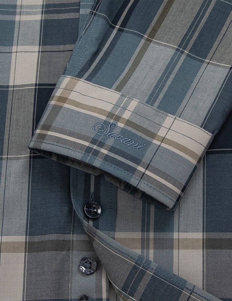 Áo sơ mi nam dài tay smart fit tà lượn không túi