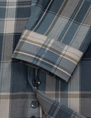 Áo sơ mi nam dài tay smart fit tà lượn không túi