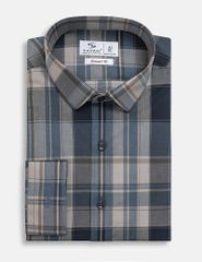 Áo sơ mi nam dài tay smart fit tà lượn không túi