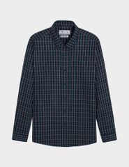 Sơ mi dài tay tà lượn không túi-MLS489K4