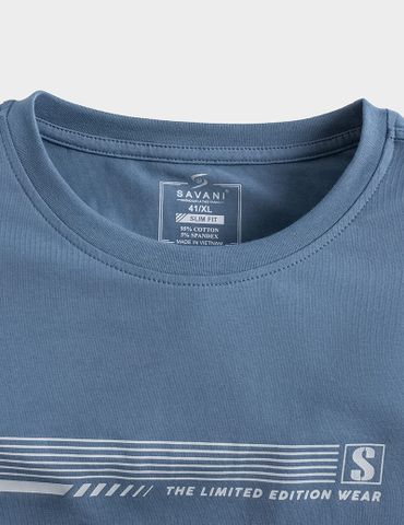 Áo thun dài tay nam cổ tròn MLT003W4