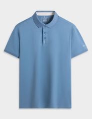 Áo polo nam mắt chim nẹp cổ in thêu tay