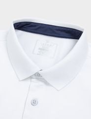 Áo polo nam mắt chim nẹp cổ in thêu tay