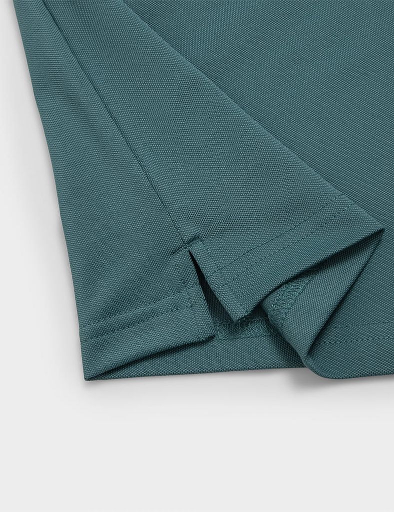 Áo polo nam ngắn tay dáng ôm cổ line