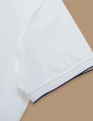 Áo polo nam ngắn tay dáng ôm cổ line