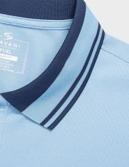 Áo polo nam mắt chim phối cổ tay khác màu