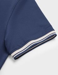 Áo polo nam mắt chim phối cổ tay khác màu