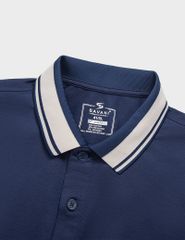 Áo polo nam mắt chim phối cổ tay khác màu