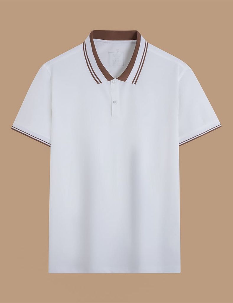 Áo polo nam mắt chim phối cổ tay khác màu
