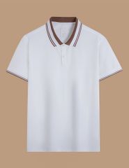 Áo polo nam mắt chim phối cổ tay khác màu