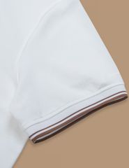 Áo polo nam mắt chim phối cổ tay khác màu