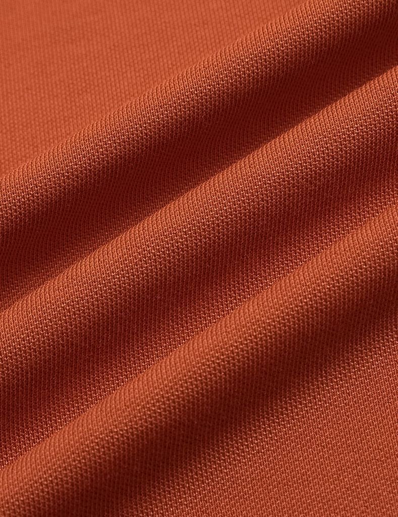 Áo polo nam mắt chim cổ dệt jacquard thêu tay