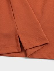 Áo polo nam mắt chim cổ dệt jacquard thêu tay