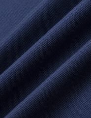 Áo polo nam mắt chim cổ dệt jacquard thêu tay