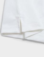 Áo polo nam mắt chim cổ dệt jacquard thêu tay