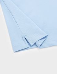 Áo polo nam mắt chim line bo cổ thêu logo tay