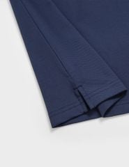 Áo polo nam mắt chim line bo cổ thêu logo tay