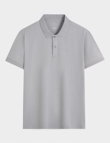Áo polo ngắn tay nam bo gân cổ tay áo