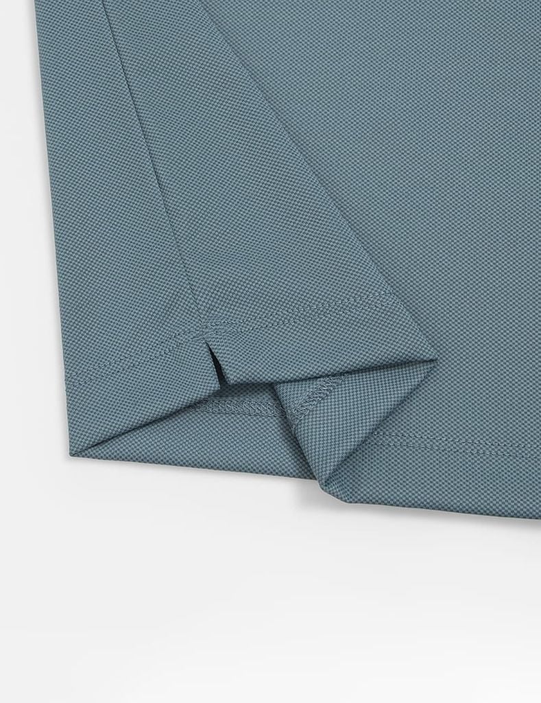 Áo polo nam thể thao slimfit bản cổ vải cắt ép