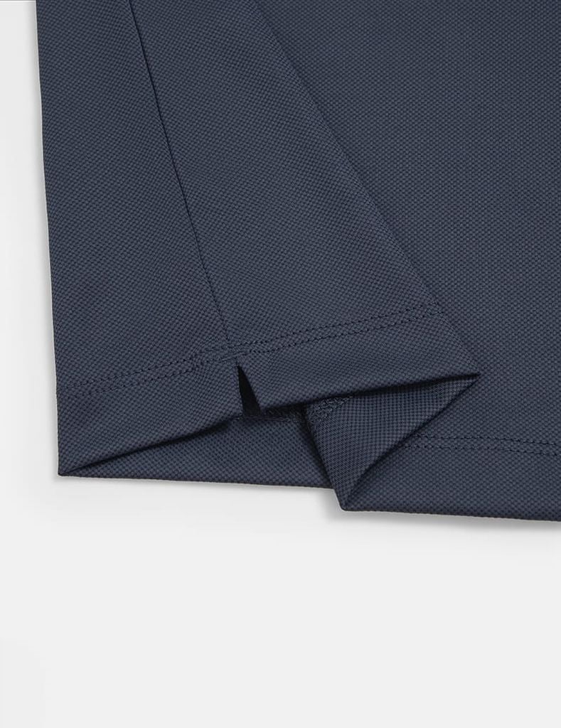 Áo polo nam thể thao slimfit bản cổ vải cắt ép