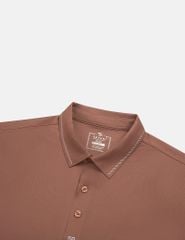 Áo polo nam thể thao slimfit bản cổ vải cắt ép
