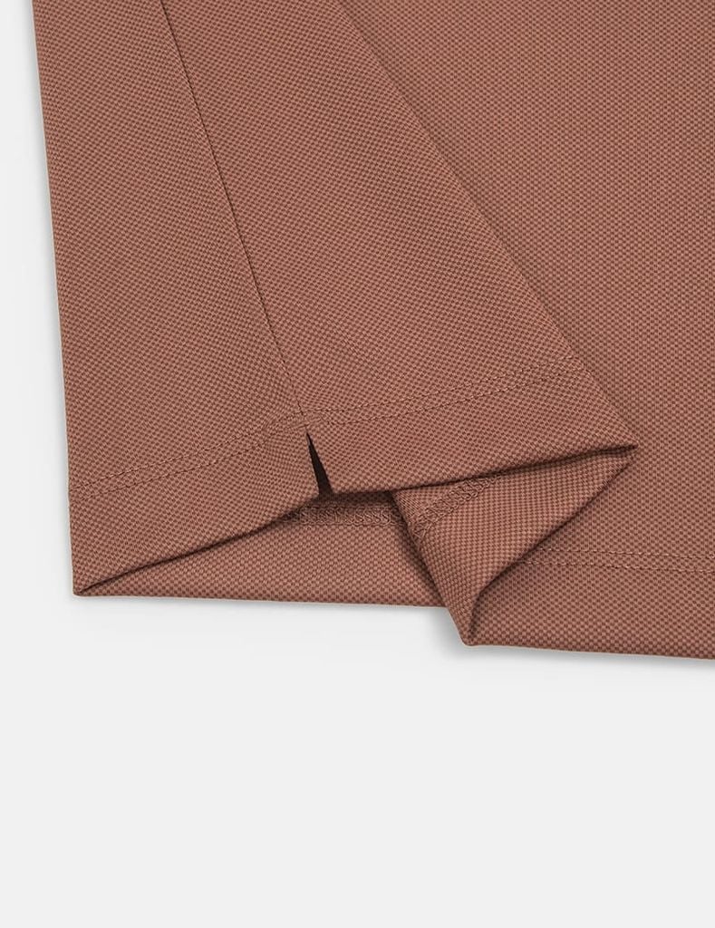 Áo polo nam thể thao slimfit bản cổ vải cắt ép