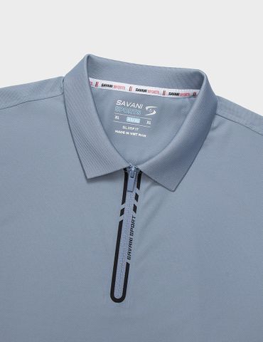 Áo polo nam thể thao ngắn tay cổ khóa