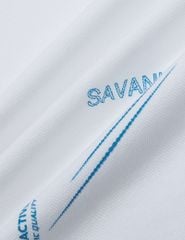 Áo polo nam ngắn tay cổ rib in tràn thân trước