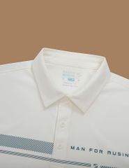 Áo polo ngắn tay nam thể thao in ngực