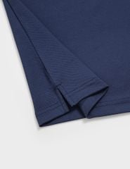 Áo polo nam mắt chim cổ dệt thêu logo ngực