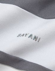 Áo polo nam mắt chim phối ngang ngực
