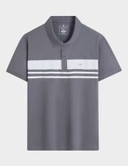Áo polo nam mắt chim phối ngang ngực