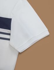 Áo polo nam mắt chim phối ngang ngực